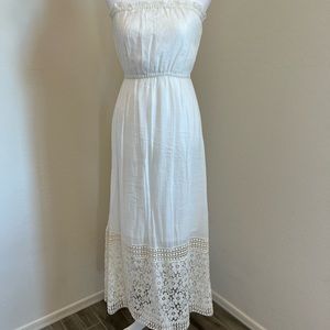 Maude White Beach Dress